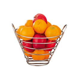 Fruitmand - H 22 CM - 0.649 KG - Ø23 CM - Verchroomd - 180015