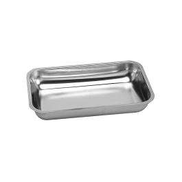 Plateau à viande - H 6,5 x 30 x 20 CM - 0,525 KG - acier inoxydable 18/08 - 885027