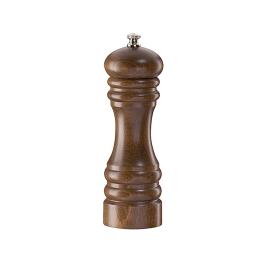 Moulin à sel - H 18 CM - 0,5 KG - Ø5,9 CM - Bois de hêtre - Foncé - Zassenhaus - 892050