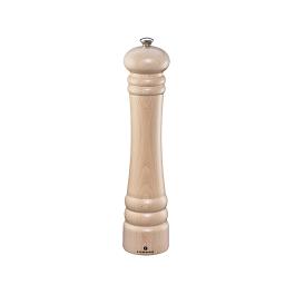 Moulin à poivre - H 30 CM - 0,309 KG - Ø6,6 CM - Bois de hêtre - Blanc - Zassenhaus - 892104