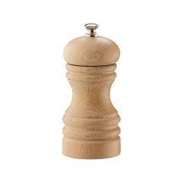 Moulin à sel - H 12 CM - 0,144 KG - Ø5,4 CM - Bois de hêtre - Vierge - Zassenhaus - 892149