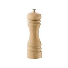 Moulin à sel - H 18 CM - 0,2 KG - Ø5,9 CM - Bois de hêtre - Blanc - Zassenhaus - 892150
