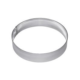 Taartring - H 4.5 CM - 0.435 KG - Ø26 CM - RVS - 899316