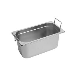 Bac gastronorme - 1/3 GN - 5,4 Litre - H 15 x 32,5 x 17,6 CM - Inox - Caterchef - 953452
