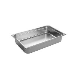 Bac gastronorme - 1/1 GN - 13,7 Litre - H 10 x 53 x 32,5 CM - Inox - Caterchef - 953113