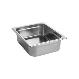 Bac gastronorme - 1/2 GN - 6,1 Litre - H 10 x 32,5 x 26,5 CM - Inox - Caterchef - 953123