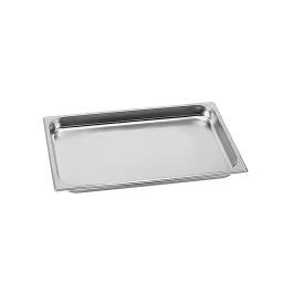 Bac gastronorme - 1/4 GN - 0,5 litre - H 2 x 26,5 x 16,2 CM - inox - Caterchef - 953652