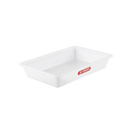 Poubelle de repos - H 8 x 43,5 x 28,5 CM - 0,459 KG - Polyéthylène - Blanc - 5 litres - Araven - 962005