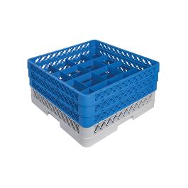 Bekerglazenkorf - H 22 x 50 x 50 CM - 0.01 KG - Polypropyleen - Bekerglazenkorf - CaterRacks - CR1613