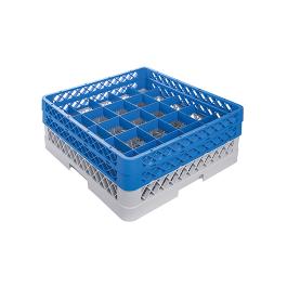 Bekerglazenkorf - H 18 x 50 x 50 CM - 0.01 KG - Polypropyleen - Bekerglazenkorf - CaterRacks - CR2512