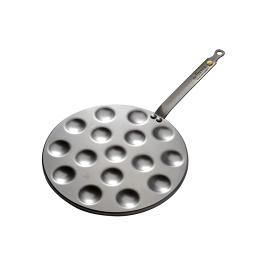Poêle Poffertjes - H 8.65 CM - 1.125 KG - Ø27 CM - Tôle - De Buyer - 001216