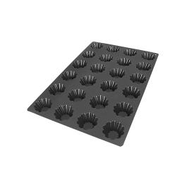 Tapis de cuisson Briochette - 0,7 KG - Silicone - Noir - 0,084 Litre - -60°C / +230°C - Silikomart - 070601