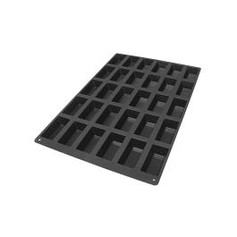 Tapis de cuisson Cakes-Mini - 0,76 KG - Silicone - Noir - 0,13 Litre - -60°C / +230°C - Silikomart - 070606