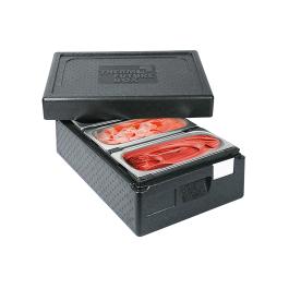Thermobox - H 26 x 60 x 40 CM - 1,17 KG - Polypropylène - Noir - 6,1 Litre - Thermo Future Box - 235030