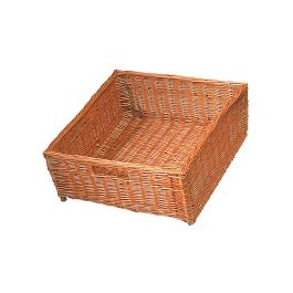 Corbeille à pain - H 20 x 50 x 50 CM - 5,6 KG - Bois de saule - Marron - 809021