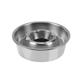 Cendrier Terrasse - 0,2 KG - Ø14 CM - inox - 895885