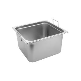 Bac gastronorme - 2/3 GN - 17 Litres - H 20 x 35.4 x 32.5 CM - inox - Caterchef - 953431