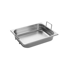 Bac gastronorme - 1/2 GN - 4 Litres - H 6,5 x 32,5 x 26,5 CM - inox - Caterchef - 953444