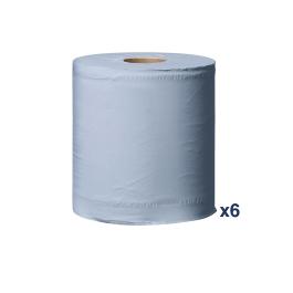 Rouleau essuie-mains - 6 pièces - Bleu - Papier - Tork - CL129