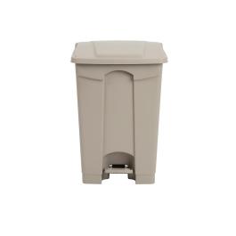 Poubelle à pédale - 45 Litres - H 60 x 40,5 x 39,5 CM - Polypropylène - Jantex - GH637
