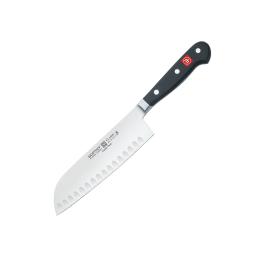 Couteau Santoku - Noir - H 30,9 x 5,1 x 1,5 CM - Acier carbone - Wüsthof - DN913