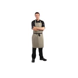 Tablier Halter - Unisexe - Vert Olive - 96,5 x 71,1 CM - Polyester/Coton - Vêtements de Chefs Blancs - B427