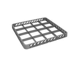 Opzetrand vaatwaskorf - 16 compatimenten - H 4.5 x 50 x 50 CM - Vogue - F616