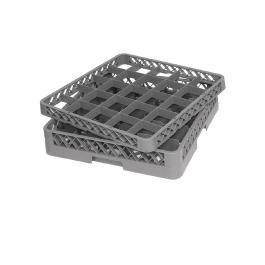 Opzetrand vaatwaskorf - 25 compatimenten - H 4.5 x 50 x 50 CM - Vogue - F617