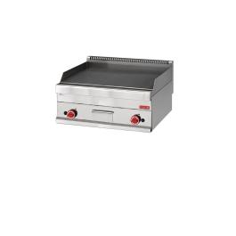 Plancha - Ligne 650 - Gaz - Striée - H 28 x 70 x 65 CM - 11,4 kW - Inox - Gastro M - GN059