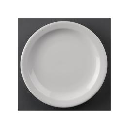 Assiette - 12 pièces - Ø 20,5 x H 2,6 x 20 CM - Porcelaine - Olympia - CF362