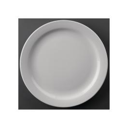 Assiette - 12 pièces - Ø 22,6 x H 2,2 x 23 CM - Porcelaine - Olympia - CF363