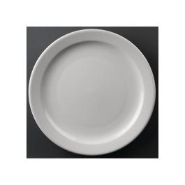 Assiette - 12 pièces - Ø 25,4 x H 2,7 CM - Porcelaine - Olympia - CF364