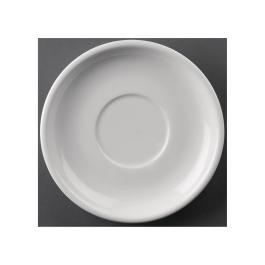 Schotel koffiekop - 24 stuks - Ø 14.5 x H 2.2 CM - Porselein - Olympia - CC202