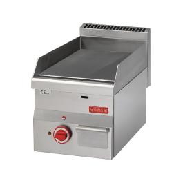 Plancha - Ligne 600 - Electrique - Lisse - H 28 x 30 x 60 CM - 3 kW - 400 V - Inox - Gastro M - GN021
