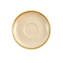 Plat tasse cappuchino - 6 pièces - Sable - Ø 16,2 CM - Porcelaine - Olympia - GP333