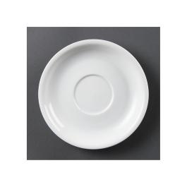 Tasse à cappuchino soucoupe - 12 pièces - 16 CM - Porcelaine - Olympia - CB463