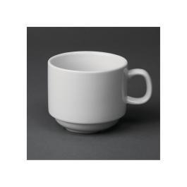 Tasse à thé - 20 CL - 12 pièces - H 6,9 x 10,65 x 8,15 CM - Porcelaine - Olympia - CB467