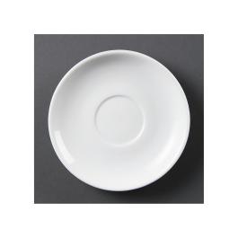 Tasse à thé soucoupe - 12 pièces - H 2,3 CM - Porcelaine - Olympia - CB468