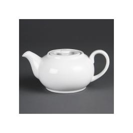 Theepot - 42.6 CL - 4 stuks - H 7.5 x 16.9 x 11.4 CM - Porselein - Olympia - CB473