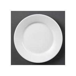 Assiette - 12 pièces - Ø 23 x H 2,2 CM - Porcelaine - Olympia - CB480