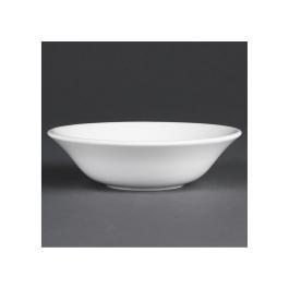 Plat à muesli - 30 CL - 12 pièces - Ø 15 x H 4,35 CM - Porcelaine - Olympia - CB475
