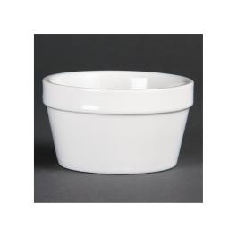 Ramequin - 19 CL - 6 pièces - Blanc - Ø 9,5 x H 4,5 CM - Olympia - DK829