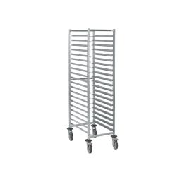 Chariot à étagères - H 178,5 x 72,5 x 54 CM - Inox - Tournus - GM599