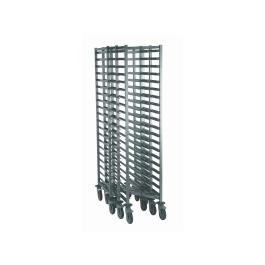 Regaalwagen - H 178,5 x 65,5 x 44,5 CM - Acier Inoxydable - Tournus - CG196