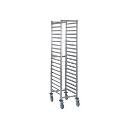 Regaalwagen - 20 x 1/1 GN - H 165 x 45.5 x 65.5 CM - RVS - Tournus - CG186