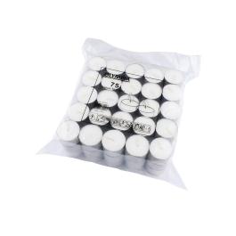 Theelichtjes - 8 uur - 75 stuks - H 34 x 22 CM - Was - Olympia - GF449