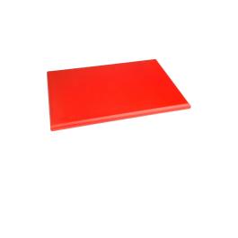 Snijplank - HDPE - Rood - H 2.5 x 45 x 30 CM - Hogedichtheidpolyethyleen - Hygiplas - J034
