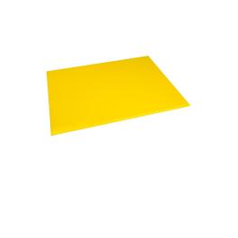Planche à découper - HDPE - Jaune - H 1,2 x 60 x 45 CM - Polyéthylène Haute Densité - Hygiplas - J021
