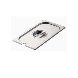 Deksel gastronormbak - Lepeluitsparing - 1/3 GN - 32.5 x 17.6 CM - RVS - Gastro M - DR495