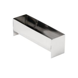 Paté- en terrinevorm - U-vorm - 0.2 Liter - H 4.5 x 3.5 x 13.5 CM - RVS - Vogue - E589